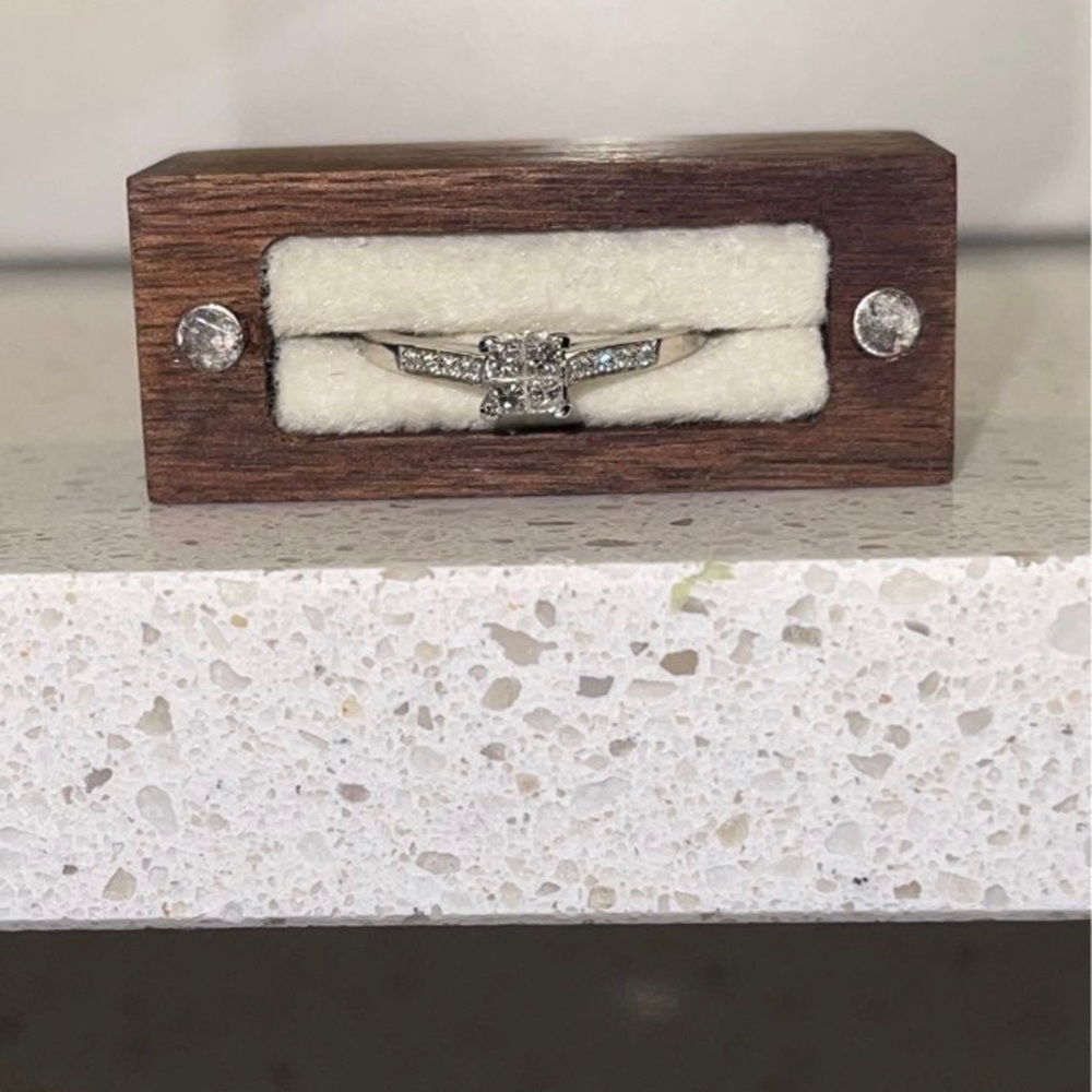 Zales engagement ring.